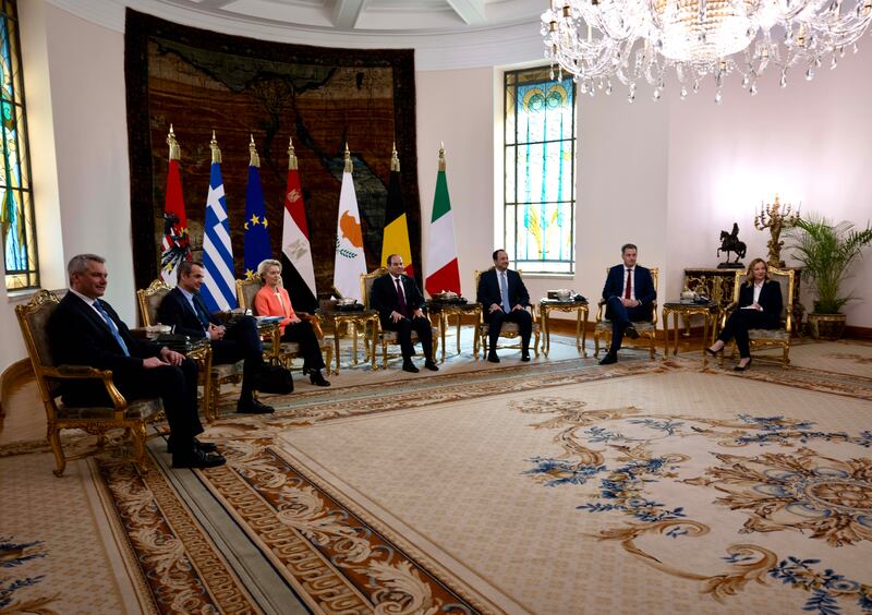 Meloni in Egitto per il vertice Ue 7