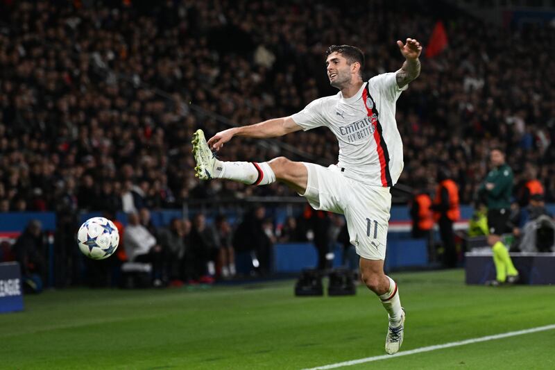 Pulisic PSG Milan Fotogramma