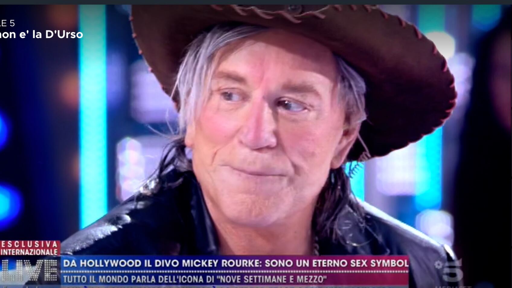 Mickey Rourke a "Live non è la D’Urso": “Fuck Donald Trump”