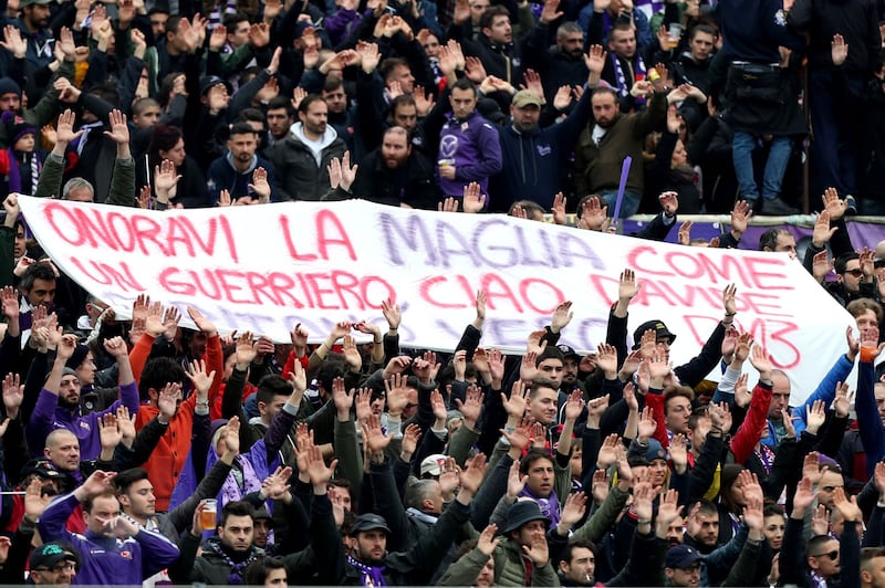 L'omaggio della Fiorentina a Davide Astori 17