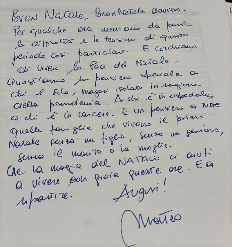 Gli auguri di Natale dei politi agli italiani  7