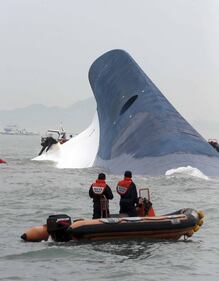 Una nave affonda in Sud Corea 2