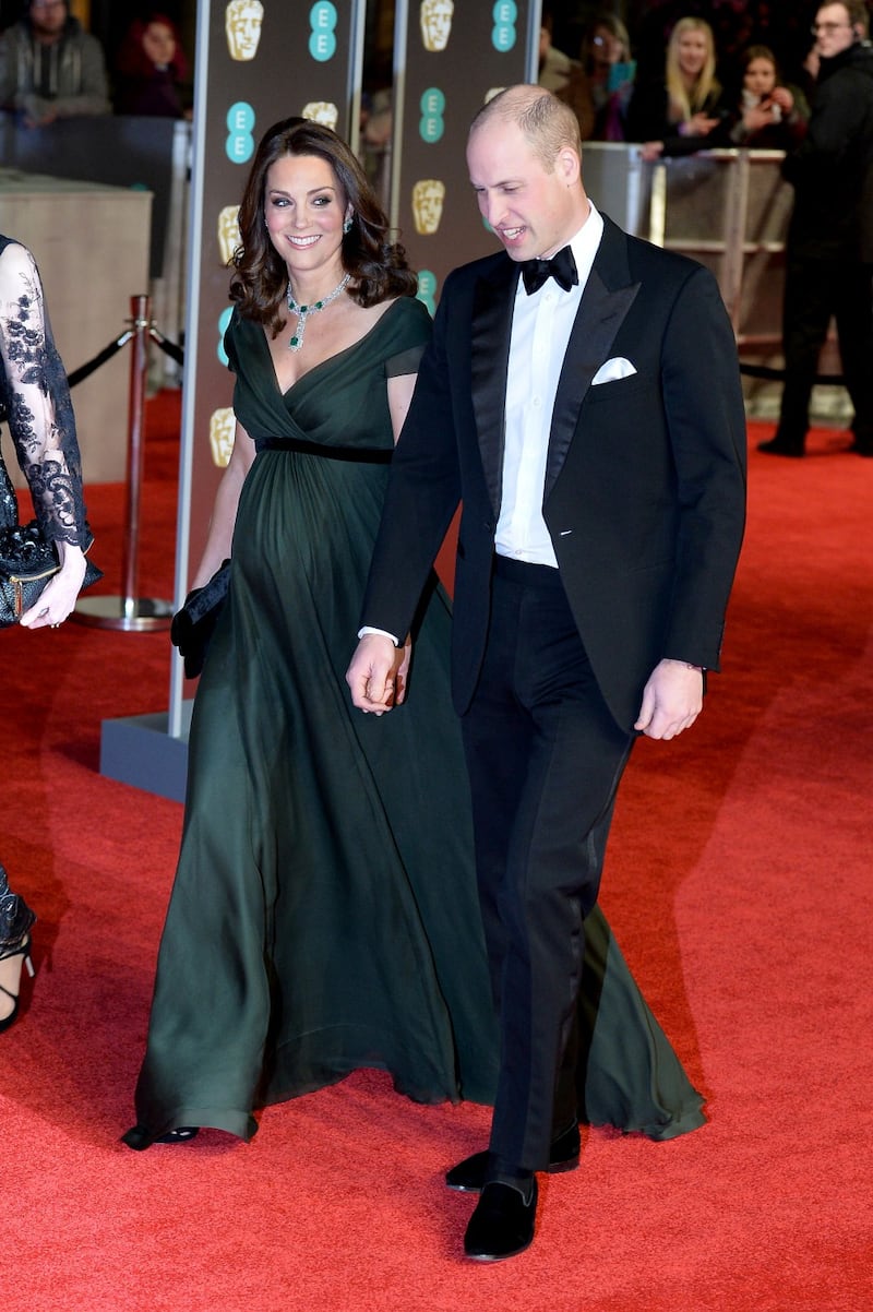 Kate Middleton incinta ai Bafta 2018 4