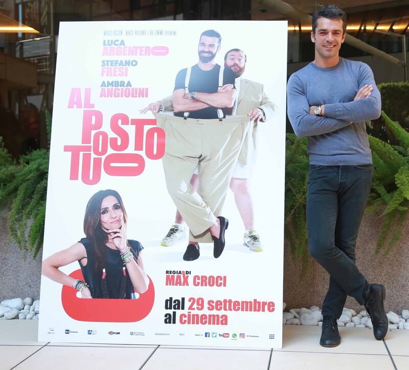 Luca Argentero con il cast del film "Al posto tuo" 7