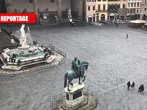 Il Coronavirus ci ha isolati, viaggio in una Firenze deserta
