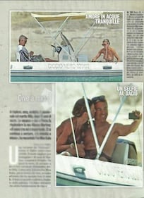 Martina Colombari, topless in barca 2