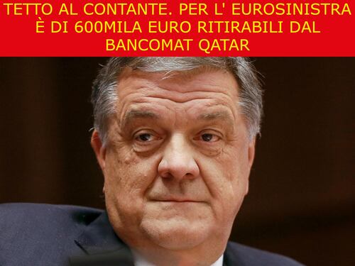 La satira del giorno. Il tetto al contante europeo