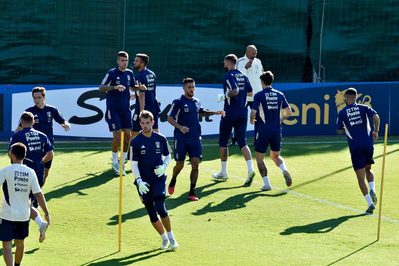Italia allenamento