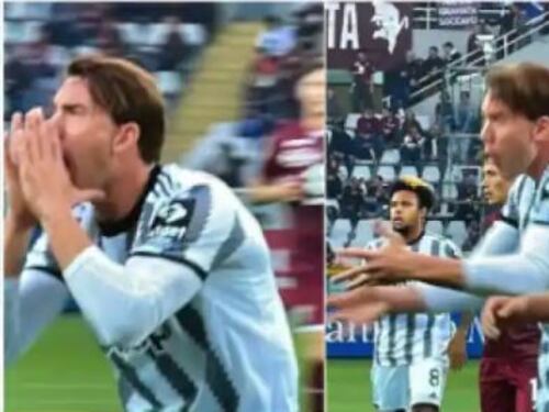 Vlahovic-Cuadrado, nervi tesi durante il derby: ecco cos'è successo