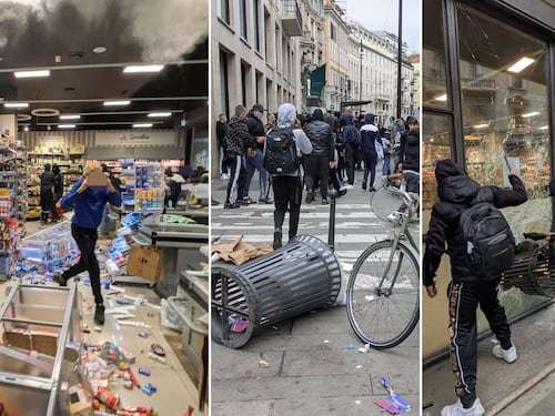 Ancora guerriglia a Milano, sassi e bombe carta contro la polizia. Migliaia di giovani in piazza: petardi, vetrine sfondate e negozi saccheggiati. Agenti schierati in Duomo - DIRETTA