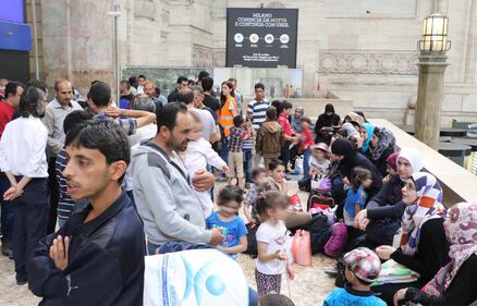 Il presidio sanitario ​in stazione a Milano 11
