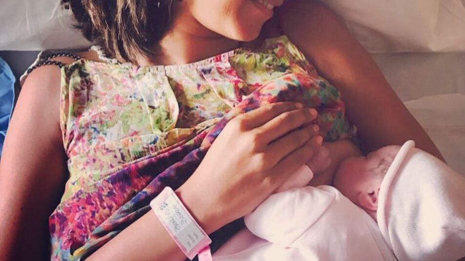 Caterina Balivo parla del parto di Cora: "Ecco perché non ho voluto l'epidurale"