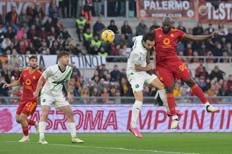 Lukaku Roma Sassuolo