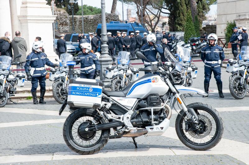 moto vigili Capitale
