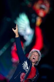La Band dei Bon Jovi in forma smagliante al "Rock in Rio" 3