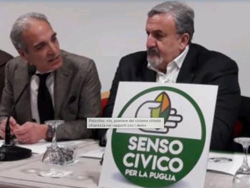 Chi è Alfonso Pisicchio, l'ultimo fedelissimo di Emiliano ai domiciliari per corruzione