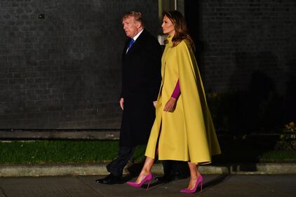 Il presidente Trump e la First Lady al Summit in UK  8