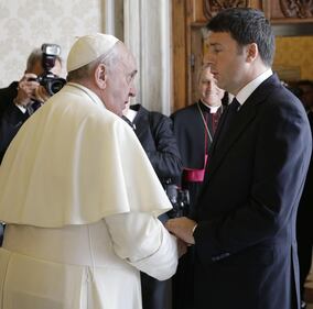 Renzi con la famiglia in Vaticano da papa Francesco 10
