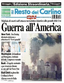"Migliaia di morti": il ricordo dell'11 settembre 2001 nelle prime pagine dei giornali di tutto il mondo 13