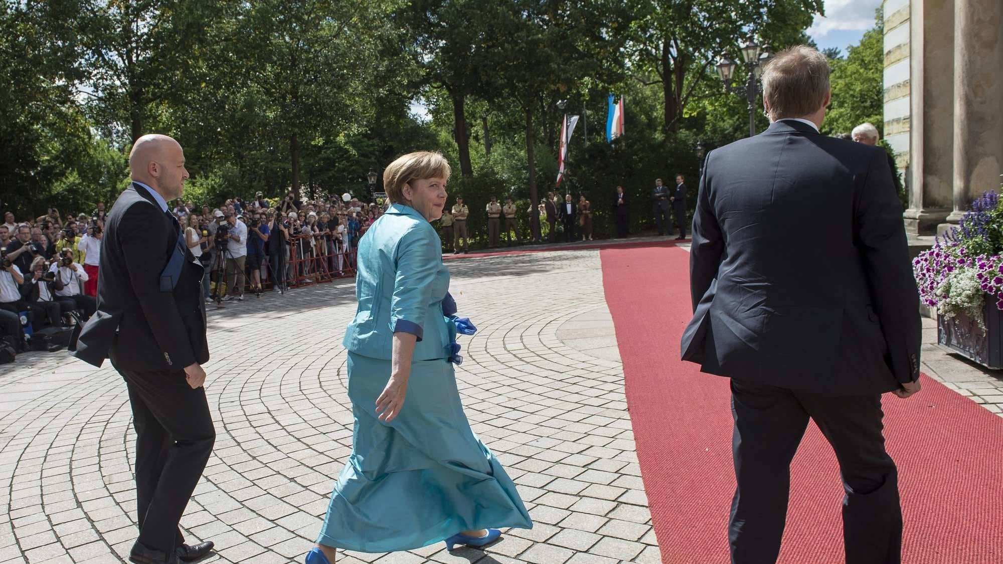 Malore per Angela Merkel