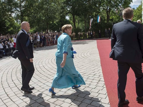 Malore per Angela Merkel