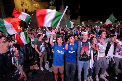 Tifosi azzurri in festa 3