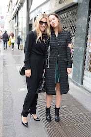 Michelle Hunziker e Aurora Ramazzotti come sorelle alla sfilata Trussardi 3