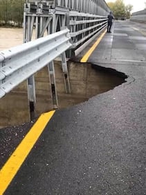 Ponte della Priula: crollo ponte  3