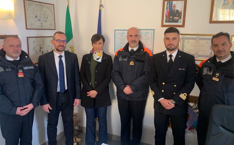 Sara Kelany e Francesco Filini in missione a Lampedusa 5