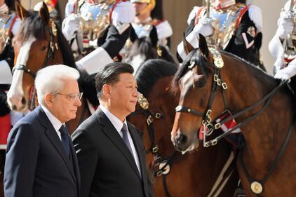 Roma: il presidente Mattarella e l'incontro con Xi Jinping  5