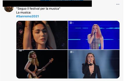 Il Festival con gli occhi del web (Prima serata) 13