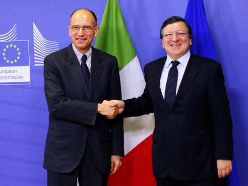 Letta a Bruxelles da Barroso: "Più spazi per la crescita"