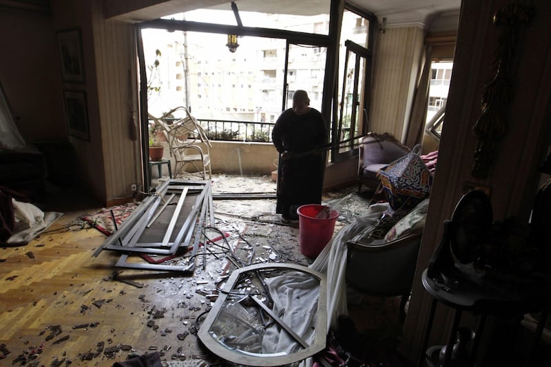 Il luogo dell'attentato contro Barakat 2