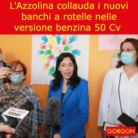 Ecco la satira del giorno: Azzolina prova i banchi 1