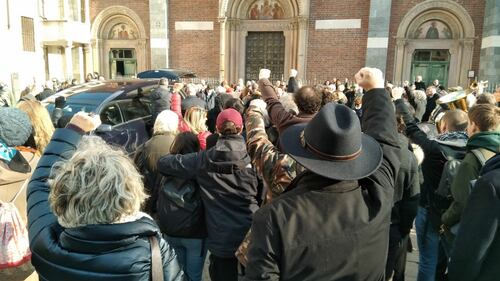 I funerali di Piero Rattazzo nella basilica di Sant'Eustorgio 6