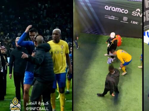 Spinta all'addetto al campo e gesto choc verso i tifosi, la serataccia di Ronaldo