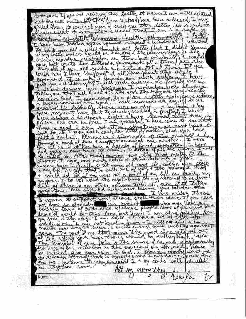 La lettera di Kayla