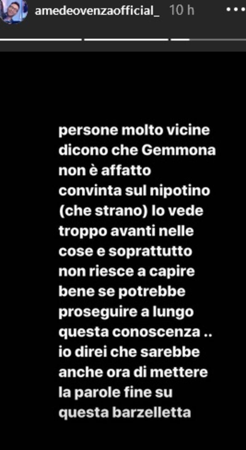 Gemma lascia Sirius, indiscrezione Instagram