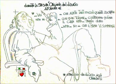 La vignetta del giorno - Il discorso del Santo Padre 1
