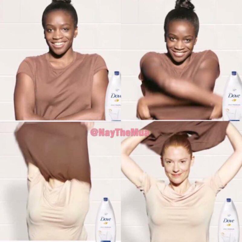 Dove spot razzista