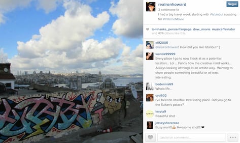 Ron Howard inizia a lavorare a Inferno, da Firenze 13