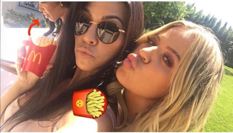 Kourtney Kardashian su Snapchat 6