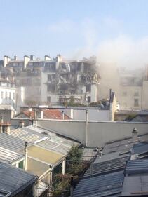 La violenta esplosione nel centro di Parigi  2