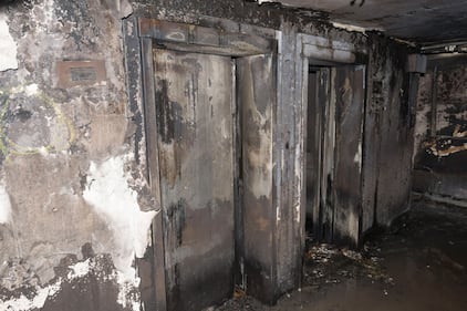 Le immagini della Grenfell Tower dall'interno dopo il rogo 1