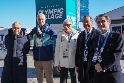 Mattarella al Villaggio olimpico di Milano 14