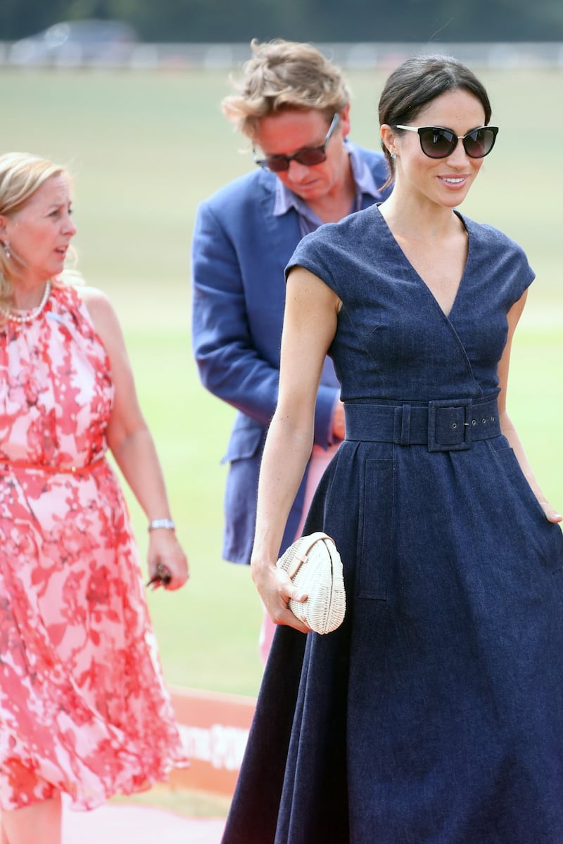 Meghan Markle e il Principe Harry alla partita di polo: foto 1