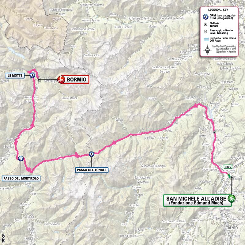 Giro d'Italia tutte le tappe 34