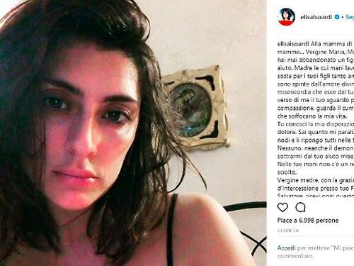 La Isoardi prega la Madonna su Instagram e viene sommersa di insulti