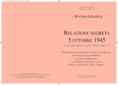 Il rapporto segreto sulle torture titine 1