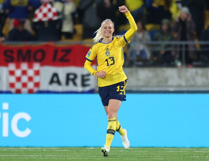 Amanda Ilestedt, difensore del PSG, è attualmente capocannoniere assoluta del Mondiale (via Fifa)